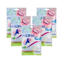 Kit 5 Palifio 60 Un. Fio Dental Haste Hiper Resistente + Uma Kit 5 Palifio 60 Un. Fio Dental Haste Hiper Resistente + Uma
