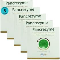 Kit 5 Pancrezyme Suplemento P/ Cães e Gatos 2,8g C/ 30 Sachê- Inovet