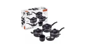 Kit 5 Panelas Antiaderente Perfect Eirilar Preto/Grafite Kit 5 Panelas Antiaderente Perfect Eirilar Preto/Grafite