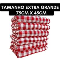 Kit 5 Pano De Chão Limpeza Saco Xadrez 100% Algodão Kit 5 Pano De Chão Limpeza Saco Xadrez 100% Algodão