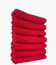 Kit 5 pano de copa prato pé de galinha algodão vermelho lmt Kit 5 pano de copa prato pé de galinha algodão vermelho lmt