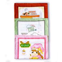 Kit 5 Pano De Prato Atoalhado Copa Dohler Premium Cozinha