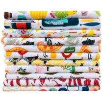 kit 5 Pano de Prato Atoalhado Multiflex Microfibra Felpuda Grande 65x42 Seca Mais Camesa