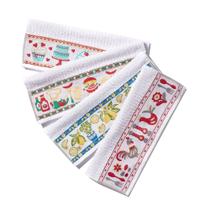 Kit 5 Pano De Prato Copa Gourmet Atoalhado Felpudo