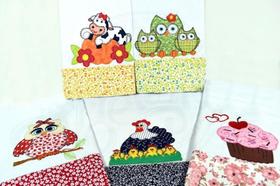 Kit 5 Pano de Prato Patchwork - Lisa 70x46cm