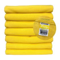 Kit 5 Pano De Prato Pé De Galinha Preto Vermelho Pink Amarelo Azul