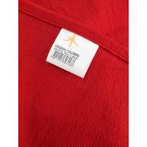 Kit 5 Pano de Prato Vermelho Pé De Galinha - 66cm X 38cm