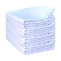 Kit 5 Panos De Prato Para Cozinha Branco Liso O Legítimo