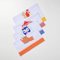 Kit 5 Panos De Prato Pe De Galinha Aplicação Patchwork Kit 5 Panos De Prato Pe De Galinha Aplicação Patchwork