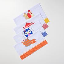 Kit 5 Panos De Prato Pe De Galinha Aplicação Patchwork