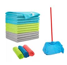 Kit 5 Panos Magico De Chao Limpeza Microfibra Grande 60x80 Kit 5 Panos Magico De Chao Limpeza Microfibra Grande 60x80