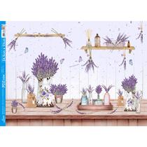 Kit 5 Papel Decoupage Lavanda Pdz-004 24,5x33cm Litoarte