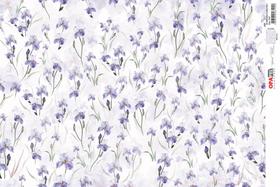 Kit 5 Papel Decoupage Opapel 30x45cm 3187 Estamparia Flores Iris I Opa