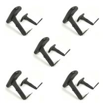 Kit 5 Par De Braços Regulavéis Cadeira De Escritório Preto Kit 5 Par De Braços Regulavéis Cadeira De Escritório Preto