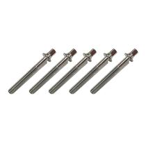 Kit 5 Parafuso Afinação De Bateria 45mm X 5mm 7/32