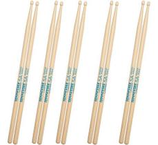 Kit 5 Pares Baqueta Tenneessee American Hickory 5a Liverpool