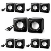Kit 5 Pares Caixa de Som 2.0 USB 6W RMS Estéreo P2 PC Notebook BM-S205 Kit 5 Pares Caixa de Som 2.0 USB 6W RMS Estéreo P2 PC Notebook BM-S205