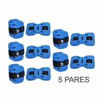 Kit 5 Pares Caneleira Hidroginástica Eva 2Kg A 3Kg Pronado. Kit 5 Pares Caneleira Hidroginástica Eva 2Kg A 3Kg Pronado.