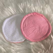 Kit 5 Pares de Absorvente Ecológico Reutilizável de Pano para Seio - 100% algodão / 10 unidades Kit 5 Pares de Absorvente Ecológico Reutilizável de Pano para Seio - 100% algodão / 10 unidades