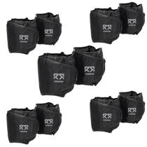 Kit 5 Pares de Caneleiras 1Kg a 5Kg de Peso Tornozeleira Para Treino de Academia Musculação Fitness - ERE_Variedades