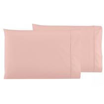 Kit 5 Pares de Fronhas Percal 400 Fios Varias Cores Ponto Palito