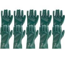 Kit 5 pares de luva pvc lisa com forro de algodão 26 cm - PLV 0026 - Vonder Kit 5 pares de luva pvc lisa com forro de algodão 26 cm - PLV 0026 - Vonder