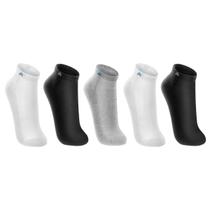 Kit 5 Pares de Meias Up 3225 Cano Curto Algodão - Sortido
