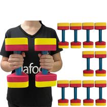 Kit 5 Pares Halteres Aquáticos Hidroginástica em EVA DF1104-AM 1 à 2kg Amarelo e Vermelho Dafoca Sports Kit 5 Pares Halteres Aquáticos Hidroginástica em EVA DF1104-AM 1 à 2kg Amarelo e Vermelho Dafoca Sports