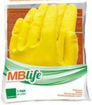 Kit 5 Pares Luva Multiuso Forrada Algodão Limpeza Geral G