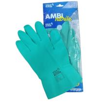 Kit 5 pares Luva nitrilica Volk Ambinitrile resistente Epi