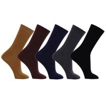 Kit 5 Pares Meia Social Algodão Kit 5 Pares Meia Social Algodão
