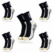 Kit 5 Pares Meia Socks Antiderrapante Futebol Contra Torções Kit 5 Pares Meia Socks Antiderrapante Futebol Contra Torções