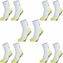 Kit 5 Pares Meia Socks Antiderrapante Futebol Contra Torções Kit 5 Pares Meia Socks Antiderrapante Futebol Contra Torções