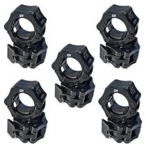 Kit 5 Pares Presilhas Lock Jaw Collar Para Barra Olímpica - 50mm Kit 5 Pares Presilhas Lock Jaw Collar Para Barra Olímpica - 50mm