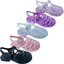 Kit 5 Pares Sandália Infantil Feminina Percatinha Coleção Tratorada Menina Percada Confortável Super Leve