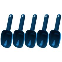 Kit 5 Pás Dosadora Colher Ração Cereais Gelo Grãos Concha