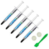 Kit 5 Pasta Térmica GD900-1 Original Atuação Máxima 6.0 W/mk 3g Gpu Pc Processador Consoles