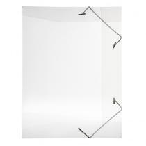 Kit 5 pastas aba oficio com elastico dac transparente Kit 5 pastas aba oficio com elastico dac transparente