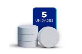 Kit 5 Pastilha de Cloro Domclor Desinfetante Para Piscinas Pedra de Cloro