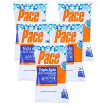 Kit 5 Pastilhas De Cloro Pace Tripla Ação Tablete 3x1 200G