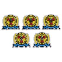 Kit 5 Patch Bordado Radiologia Termocolante Aplique 9x8cm