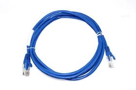 Kit 5 Patch Cord Cat 5e 2m Azul Anatel Speedlan