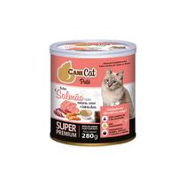 Kit 5 Patê CaneCat Super Premium Salmão Legumes e Arroz 280g Kit 5 Patê CaneCat Super Premium Salmão Legumes e Arroz 280g