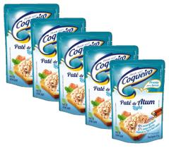 kit 5 Patê de Atum Coqueiro Light Sachê 170g kit 5 Patê de Atum Coqueiro Light Sachê 170g