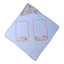 KIT 5 Pc - Enxoval Bebê 1 Banho 2 Boca 2 Ombro 100%Algodão KIT 5 Pc - Enxoval Bebê 1 Banho 2 Boca 2 Ombro 100%Algodão