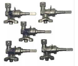 Kit 5 Pc Registro Ramal Boca Fogão Cooktop Mondial /chamalux