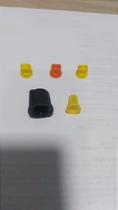 Kit 5 PÇS - Bico Leque N.02 F80 AMARELO, F110 LARANJA, F110 AMARELO, Peneira e Porca do Pulverizador Inox Kit 5 PÇS - Bico Leque N.02 F80 AMARELO, F110 LARANJA, F110 AMARELO, Peneira e Porca do Pulverizador Inox