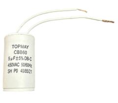 Kit 5 pçs - capacitor acv de partida 5uf x 440vac