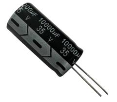 KIT 5 PÇS - CAPACITOR ELETROLITICO 10000X35V - 105º GRAUS