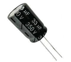 KIT 5 PÇS CAPACITOR ELETROLITICO 33X350V - 33UF X 350V 105º GRAUS